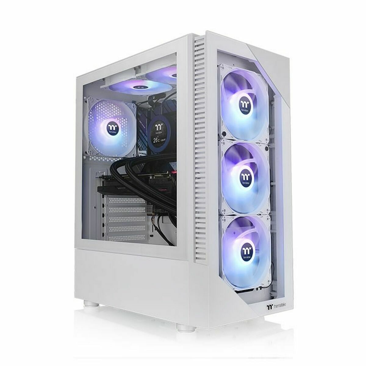 Thermaltake Atx Semi-Toren Doos Thermaltake Ca-1X3-00M6Wn-00 Wit