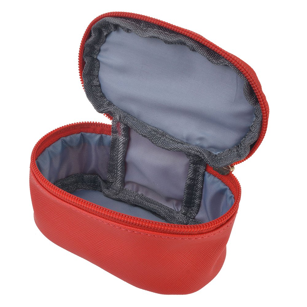 Toilettas 12x8x6 cm rood polyester