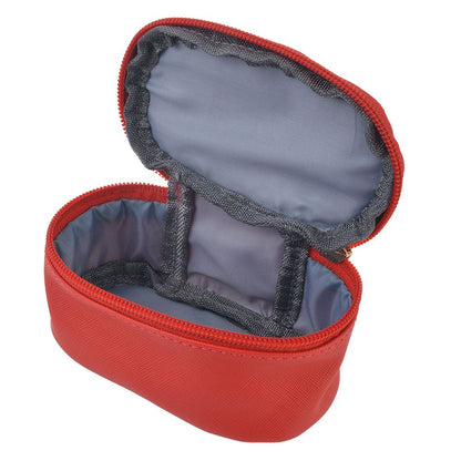Toilettas 12x8x6 cm rood polyester