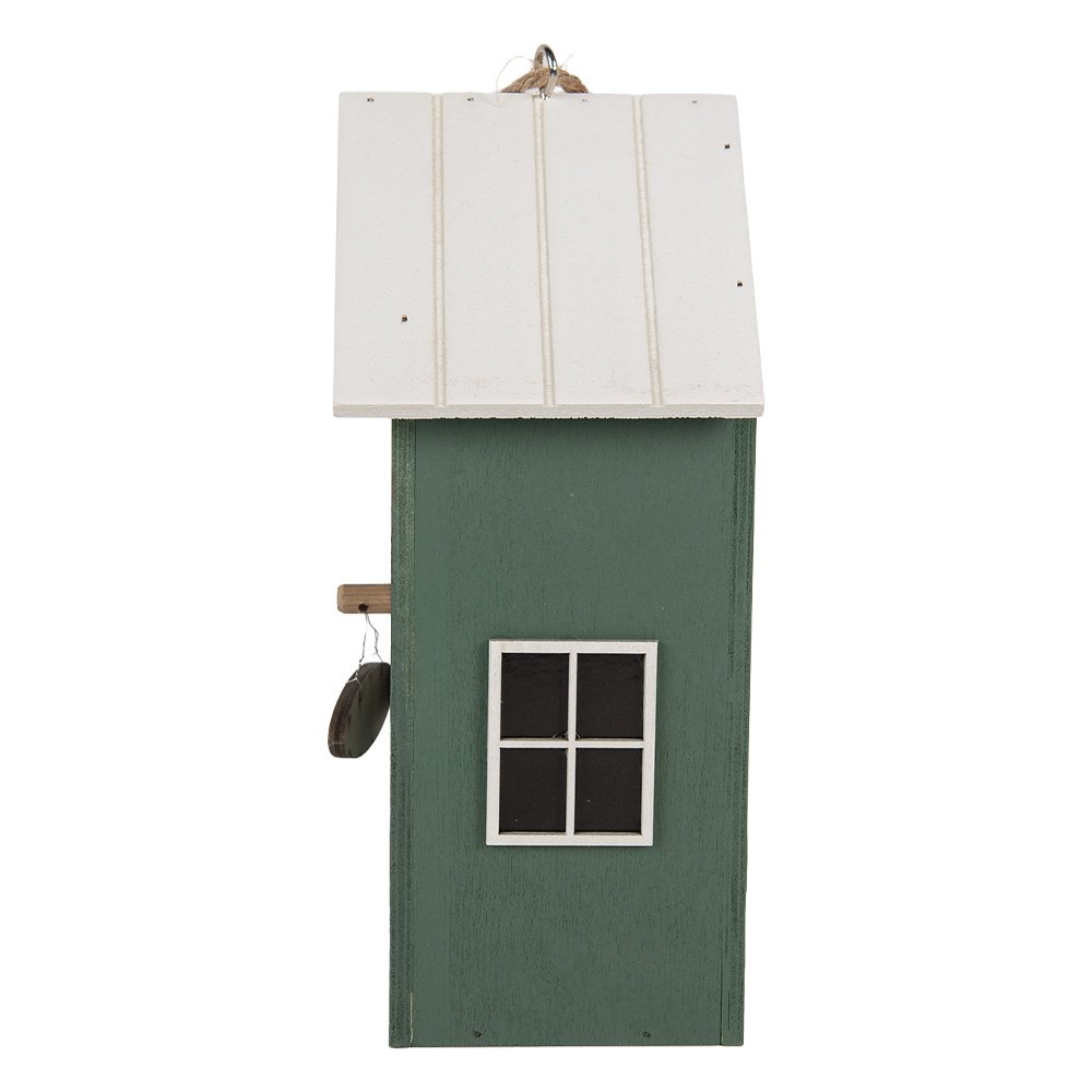 Vogelhuis 15x10x22 cm groen hout