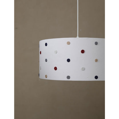 Rococo plafondlamp-rood & marine
