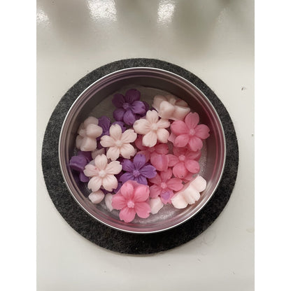 Waxmelts kersenbloesem 6 stuks koolzaadwas