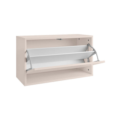 Schoenendoos muurmontage eikenfineer 6-8 paar