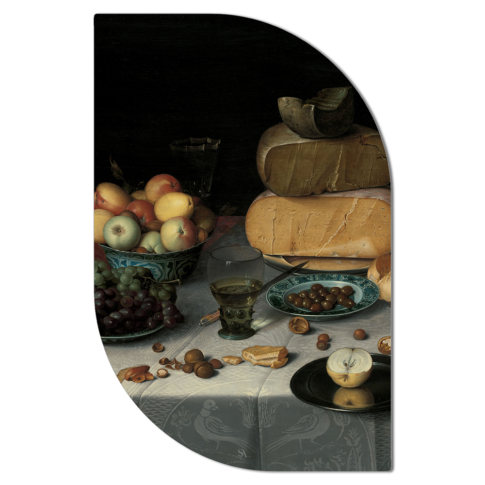 Wanddecoratie Stilleven kazen Drip 40x60 cm Dibond