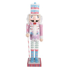 Notenkraker beeld 8x7x25 cm roze hout