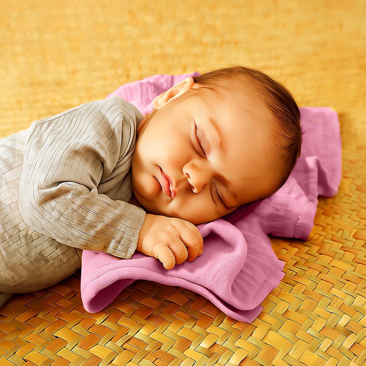 Organic Cotton Swaddling Cloths Pink