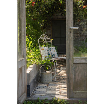 Decoratie gieter 50x16x33 cm grijs groen metaal