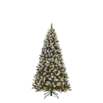 Pittsfield Kunstkerstboom Met Led Verlichting Groen Frosted
