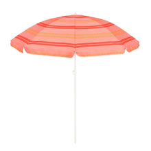 Strandparasol 180x160 cm lichtroze