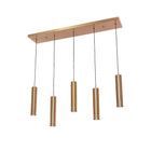 Pendant Lamp Cylinder Dining Table 5 Gold Luxury Modern Lighting