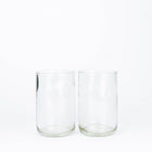 Drinkglazen 400 ml set van 2 gerecycled glas