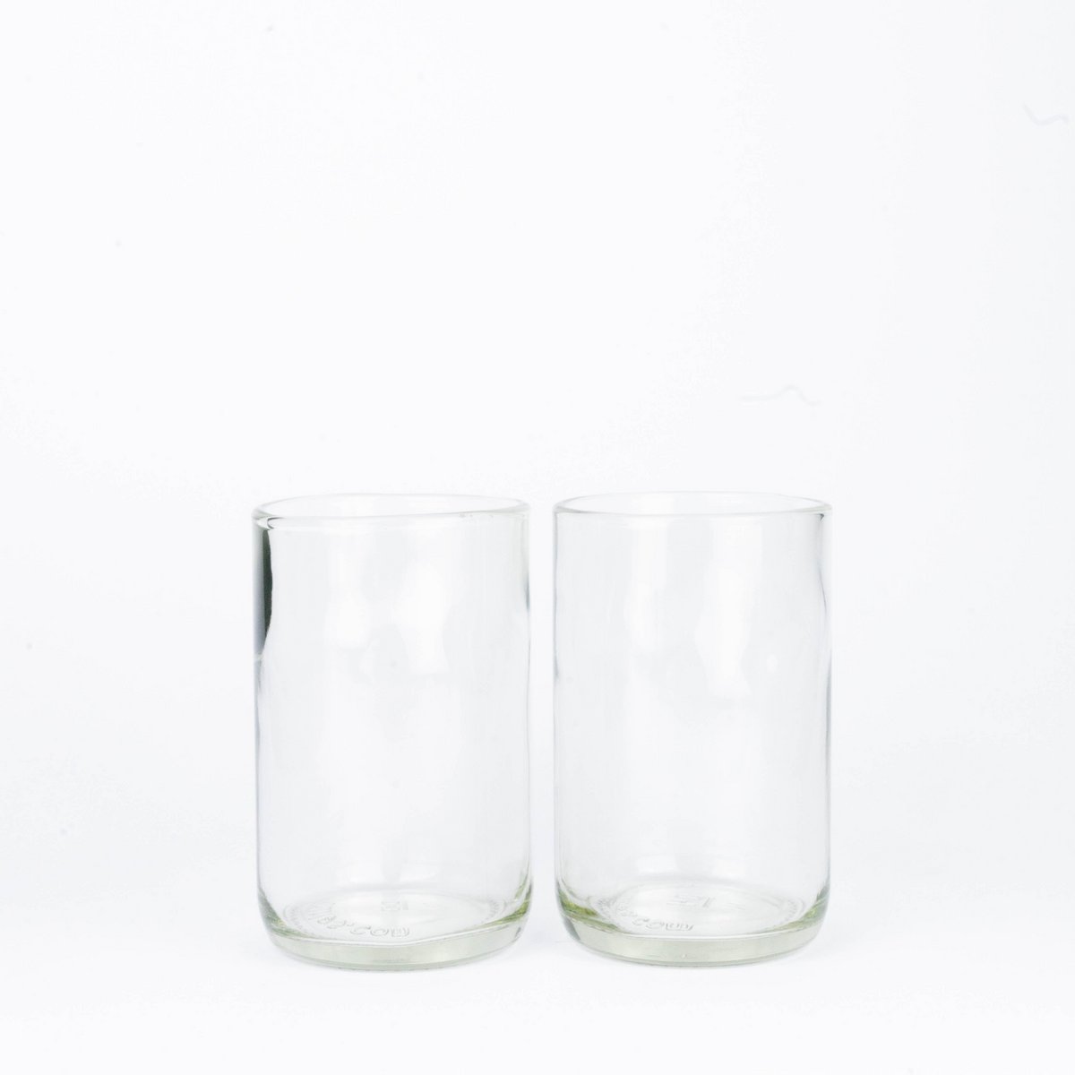 CARRY GLASS 400 ml drinkglazen set van 2 - UPCYCLING