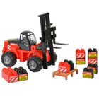 Speelgoed vorkheftruck met bouwblokken 48,5 cm