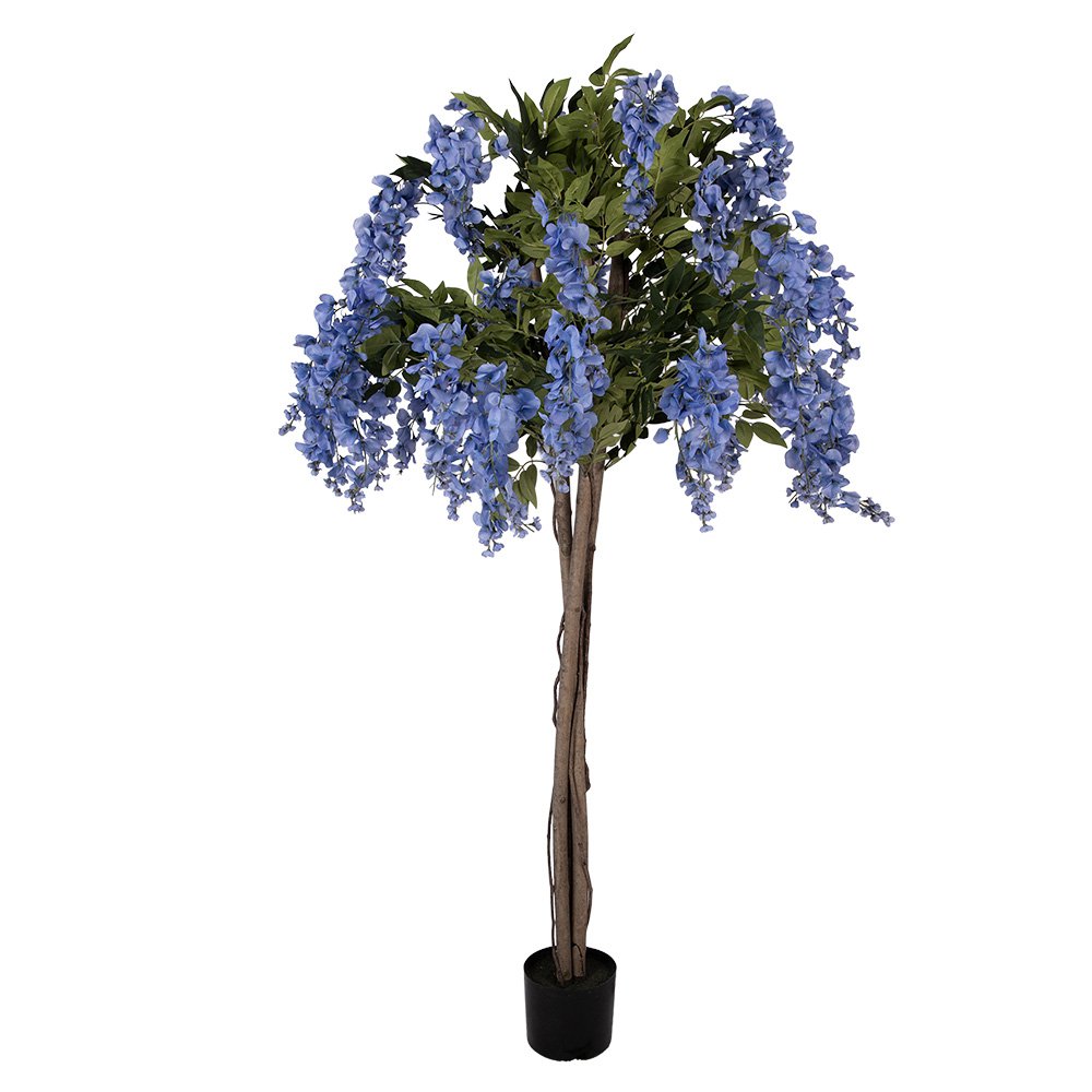 Kunstboom 40x40x170 cm Blauw Kunststof