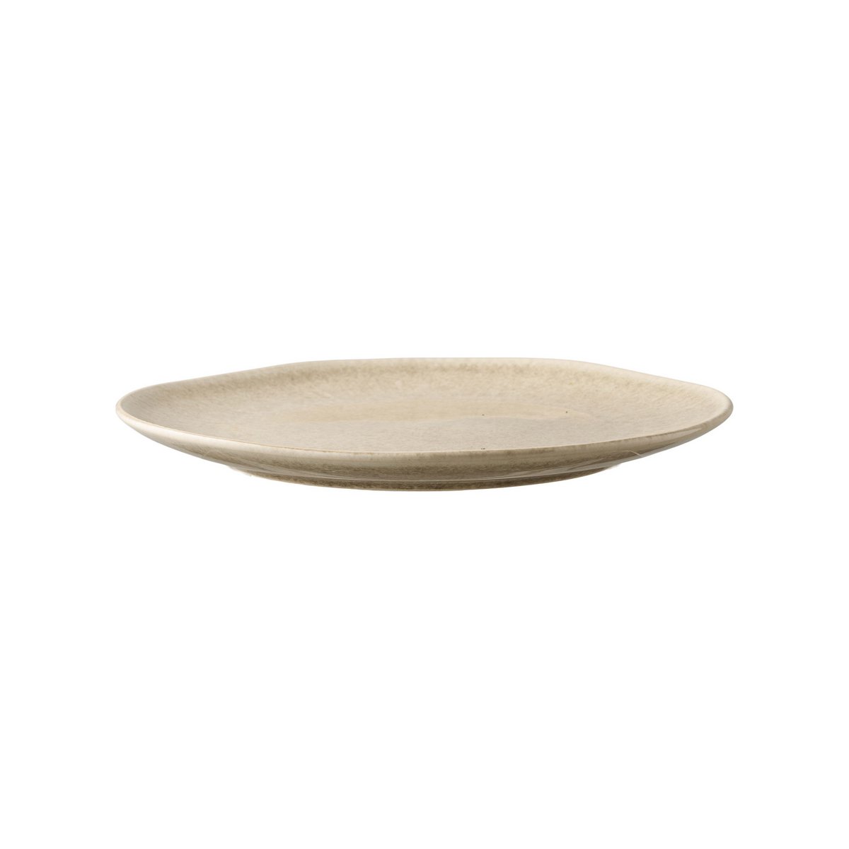 Lunchbord keramiek beige ø21 cm set van 4