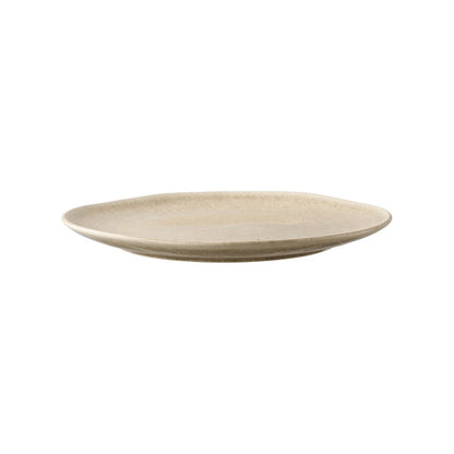Lunchbord keramiek beige ø21 cm set van 4