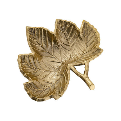 Decoratieve Schaal Bladmasterdoos Aluminium Bladgoud Zilver