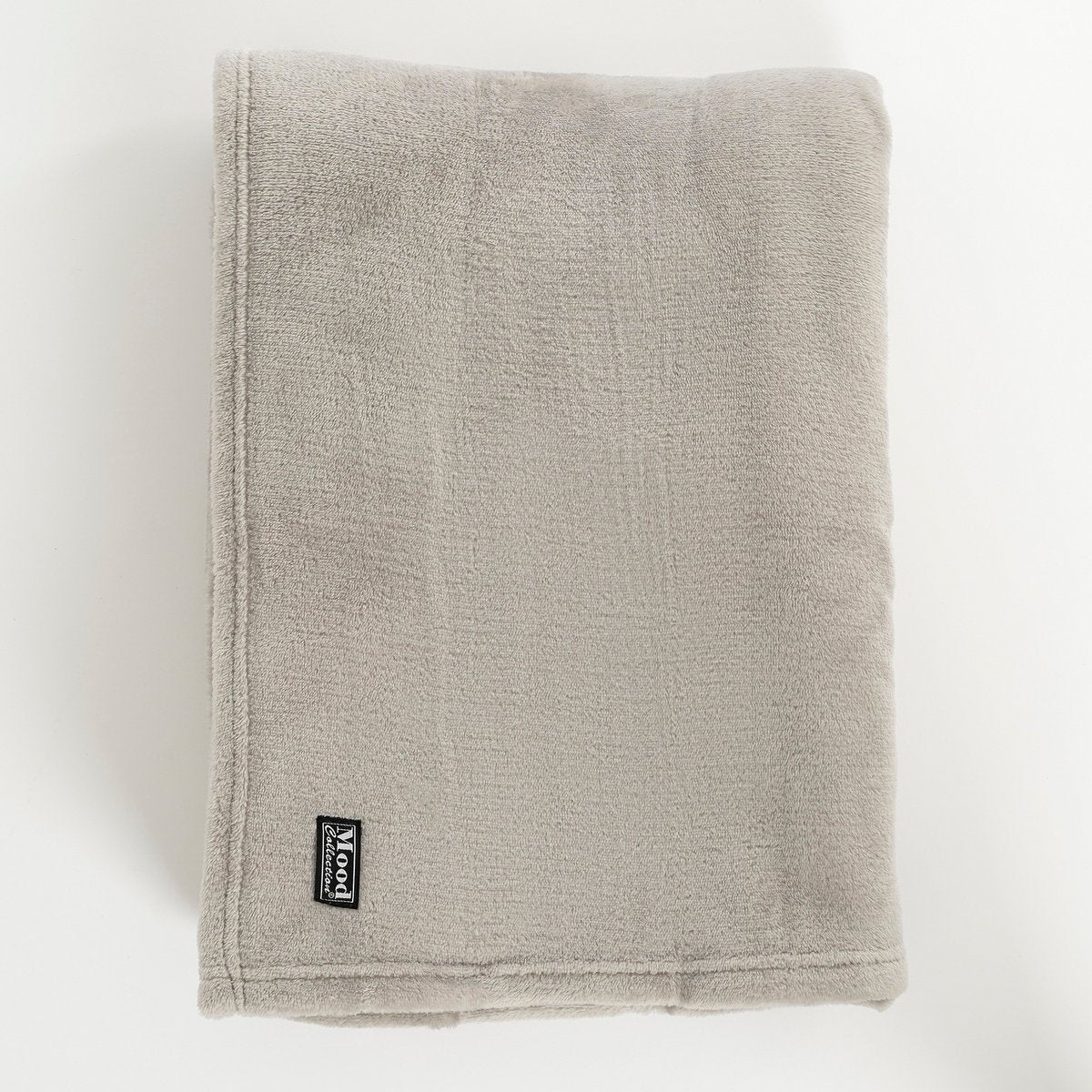 Plaid 180x130 cm beige polyester
