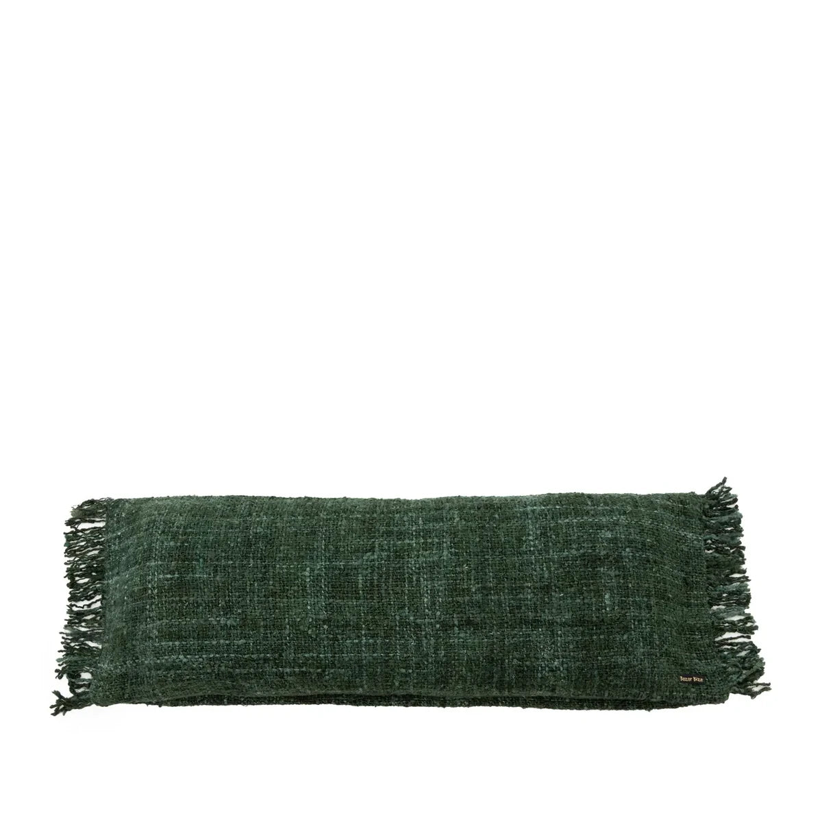 Kussenhoes bosgroen 35x100 cm katoen