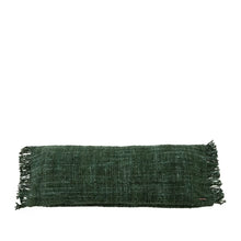 Kussenhoes bosgroen 35x100 cm katoen