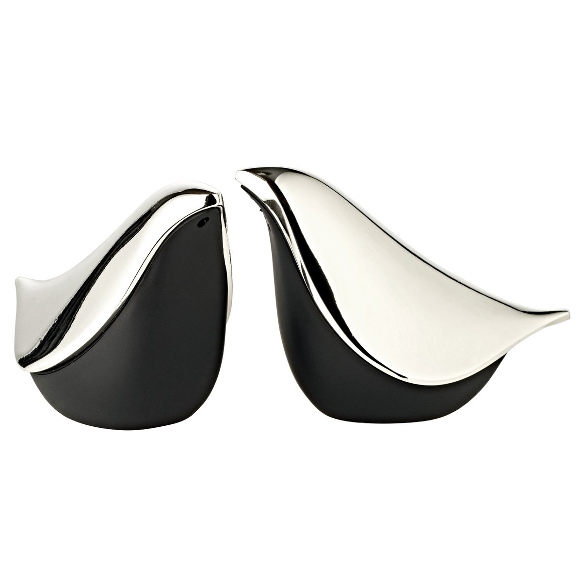 Zout en peper strooier verzilverd 6 cm