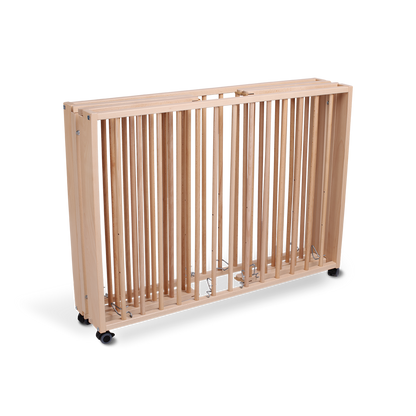 Babybox 89x85 cm naturel beuken opvouwbaar
