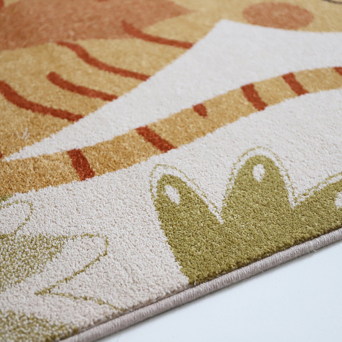 Tiger silly children's rug