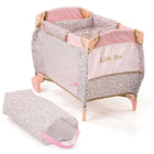 Basic Little Diva Foldable Doll Bed 41X28X12 Cm Pink/Gold