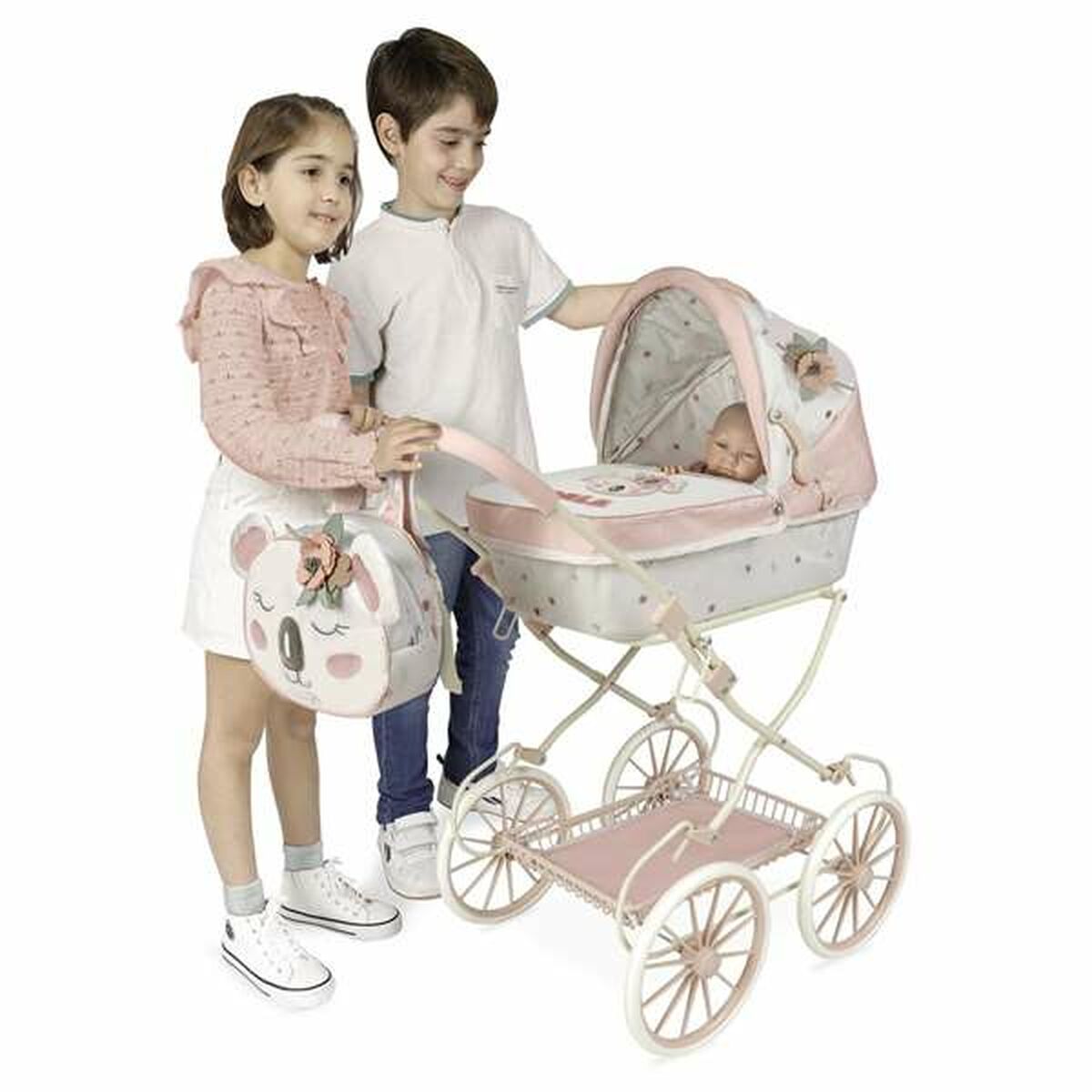 Decuevas Poppenwagen Decuevas Koala 42 X 80 X 81 Cm