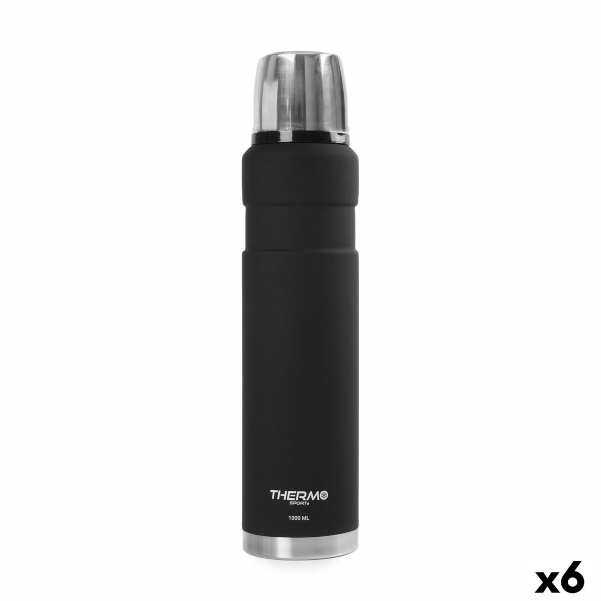 Thermosport Thermos Thermosport Zwart 1 L (6 Stuks)