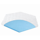 Zeshoekig boxmatras 93x133 cm wasbaar