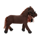 Knuffelpony bruin 30 cm