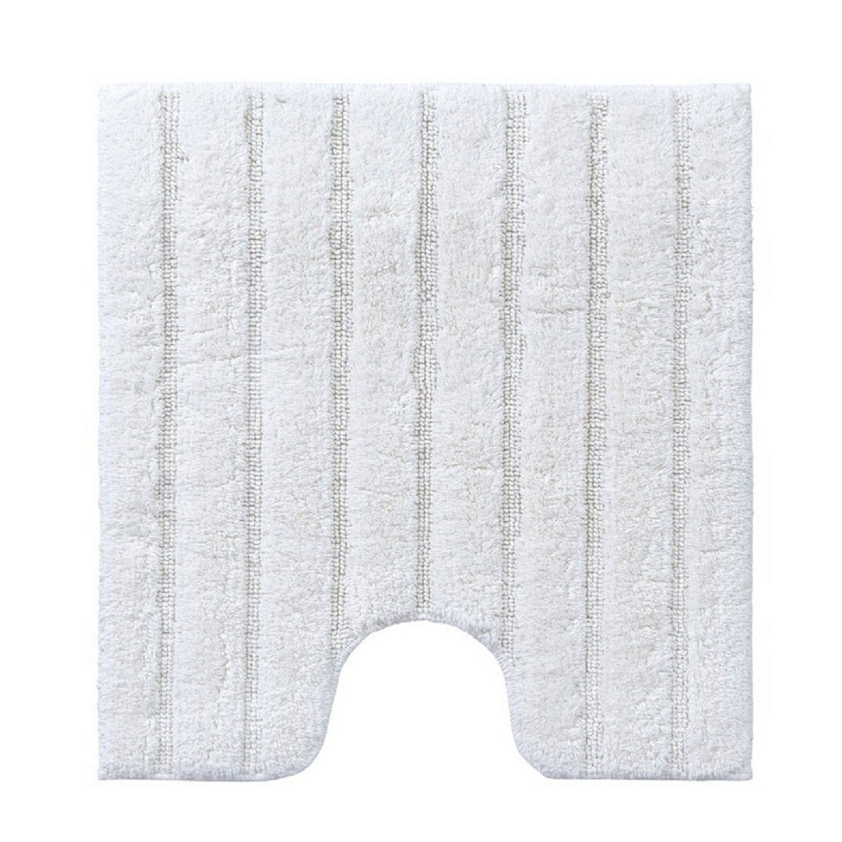 Toiletmat 59x59 cm katoen ivory