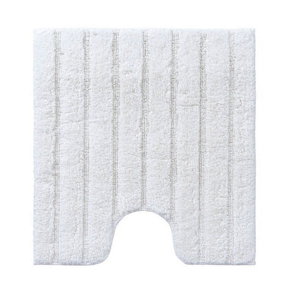 Toiletmat 59x59 cm katoen ivory
