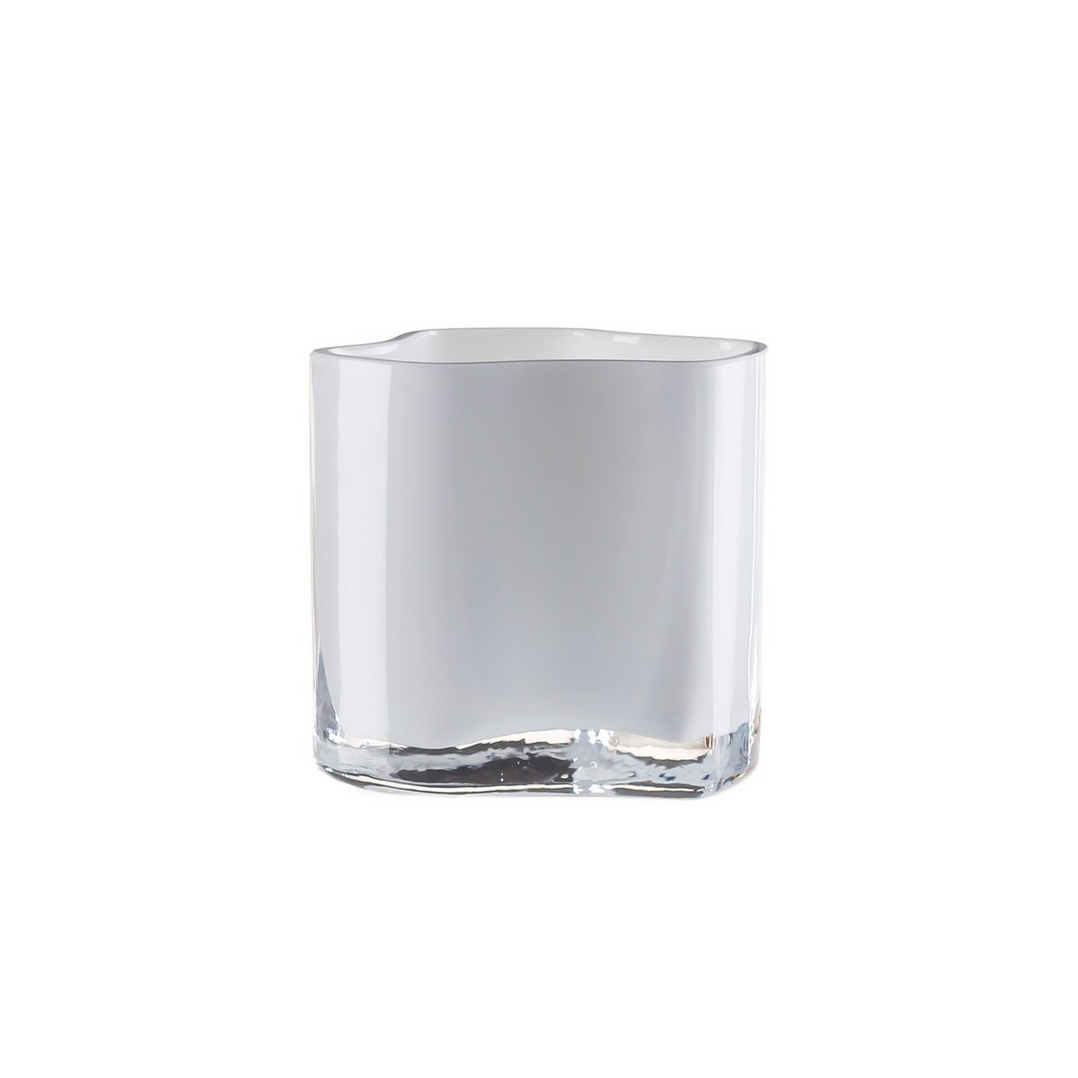 Vaas 13 cm glas wit
