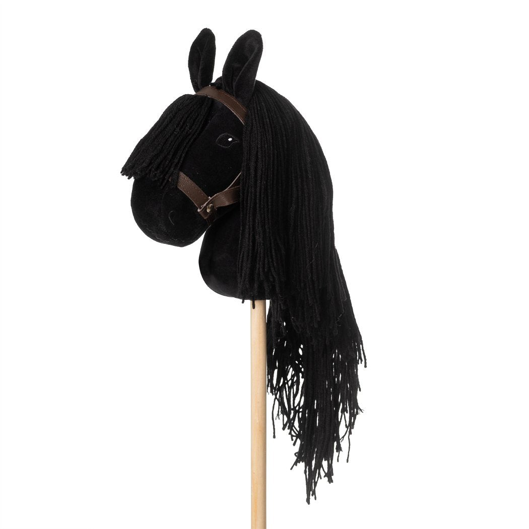 Stokpaard 68 cm zwart