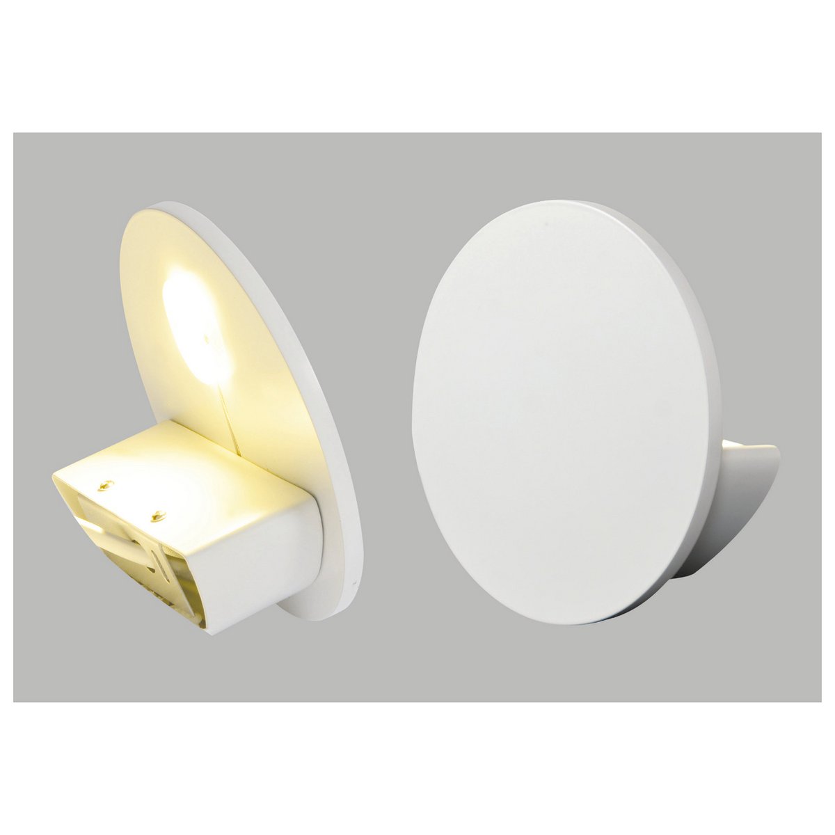 Led wandlamp Stan indirect licht 14 cm blauw beige roze zilv
