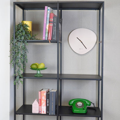 Wandklok 30 cm MDF zandkleur
