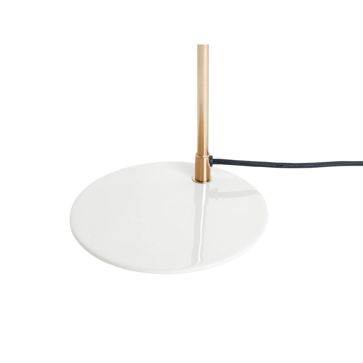 Tafellamp wit ijzer 20x23x56 cm