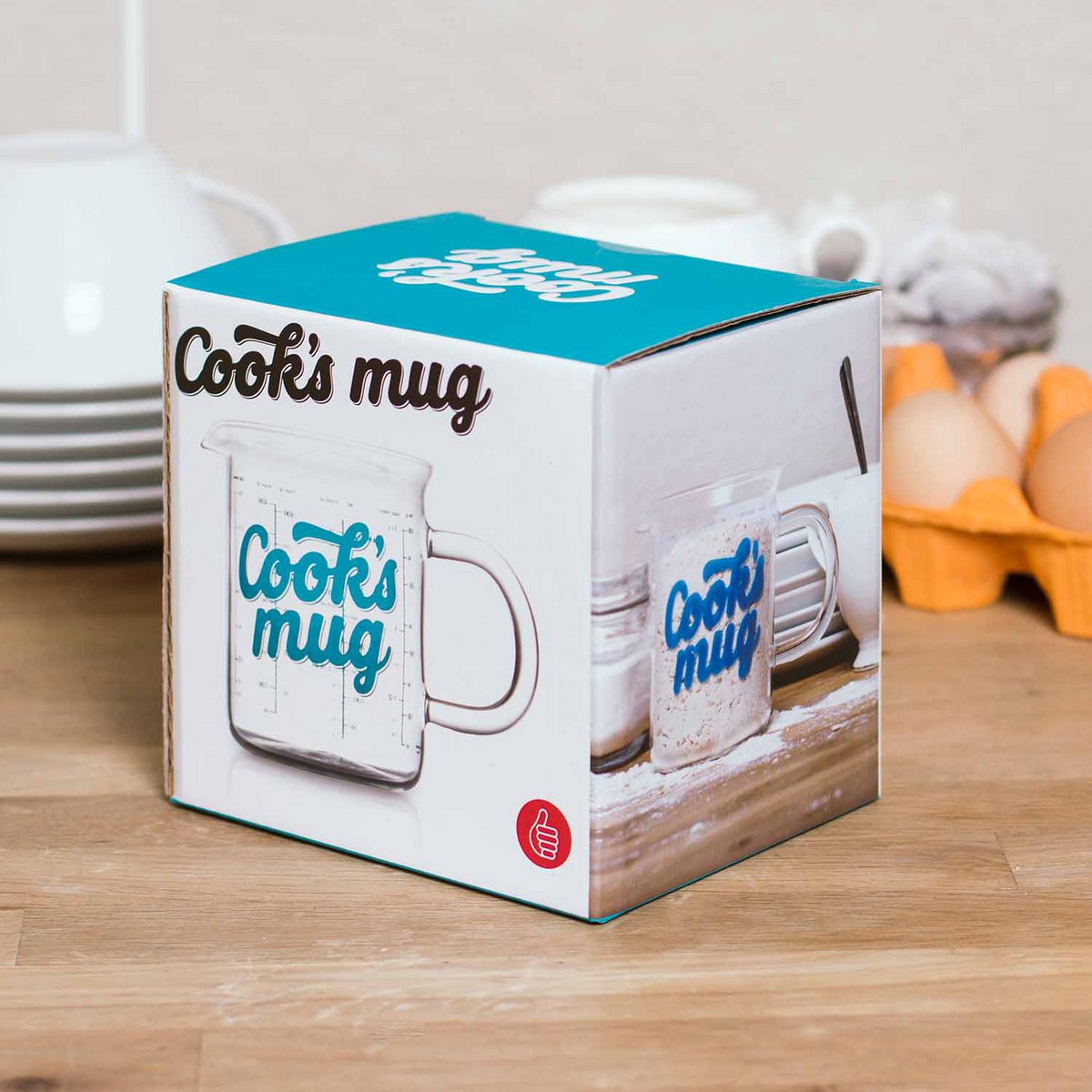 "Cooks Mug" mug - 500ml measuring cup with graduations