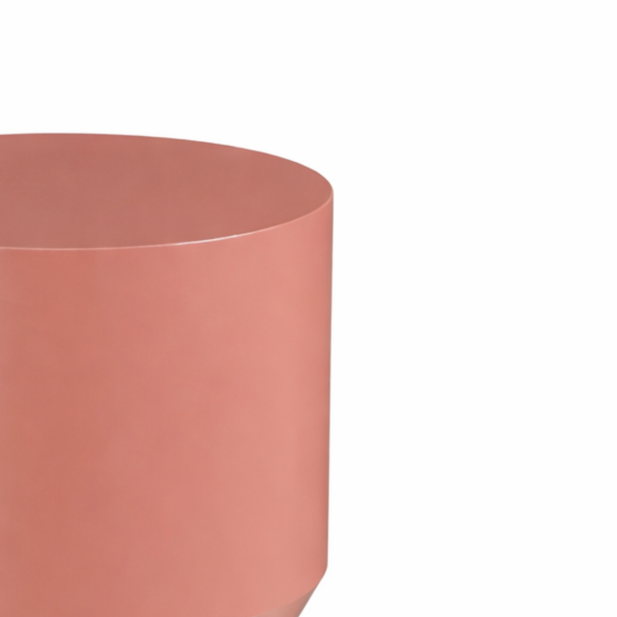 Bijzettafel 46x30 cm ijzer oranje