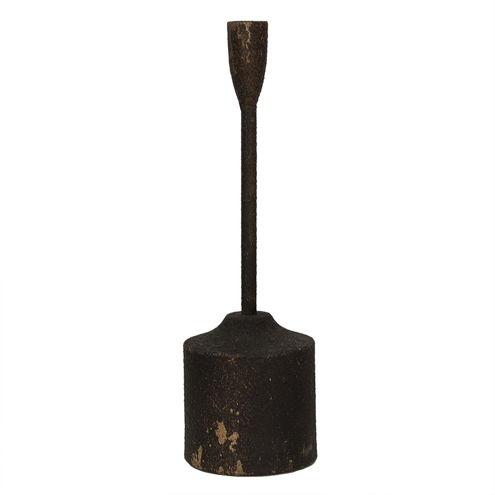 Kandelaar set 3 stuks 35/30/25 cm zwart ijzer