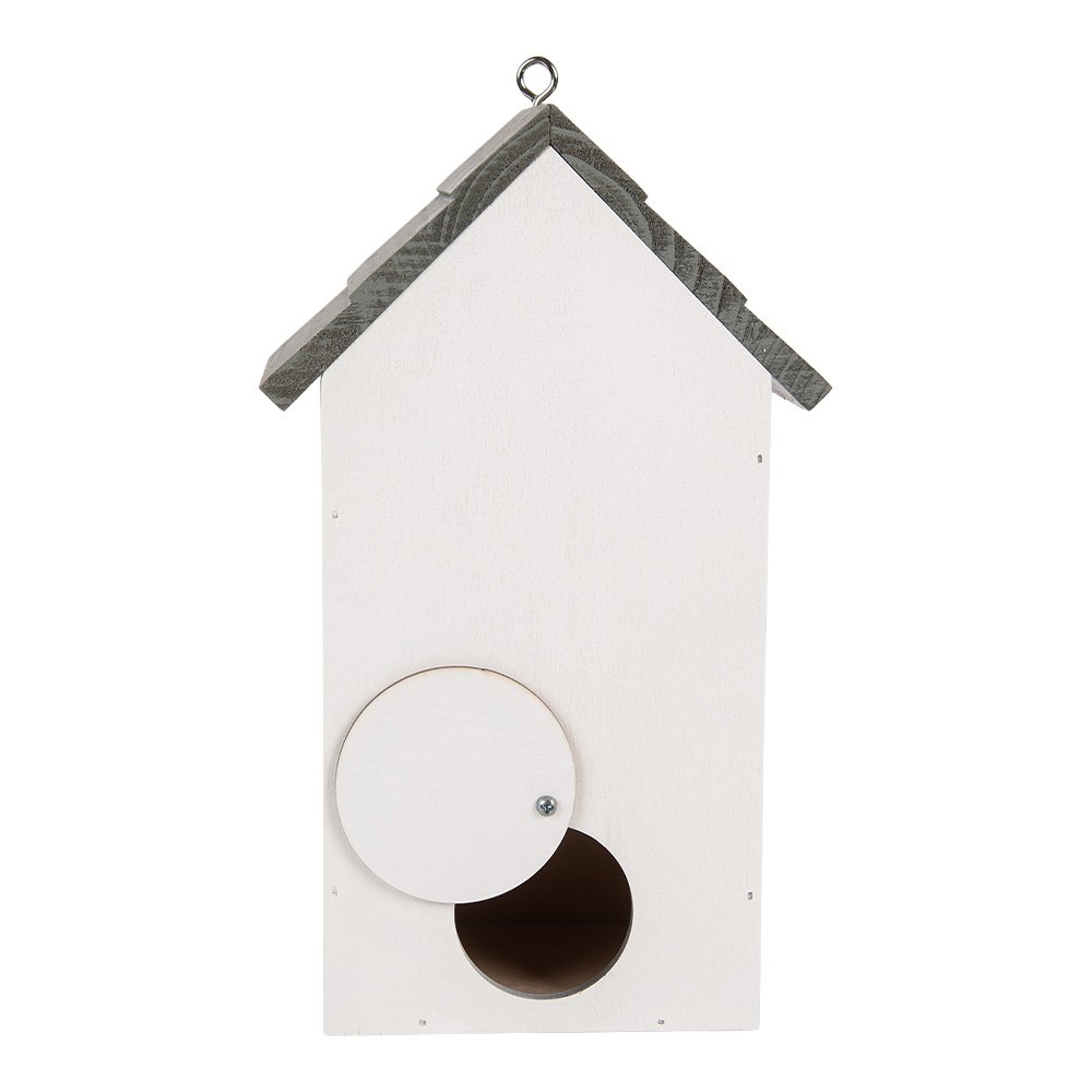 Vogelhuis 15x10x22 cm Wit Hout