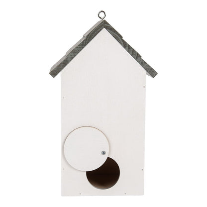 Vogelhuis 15x10x22 cm Wit Hout