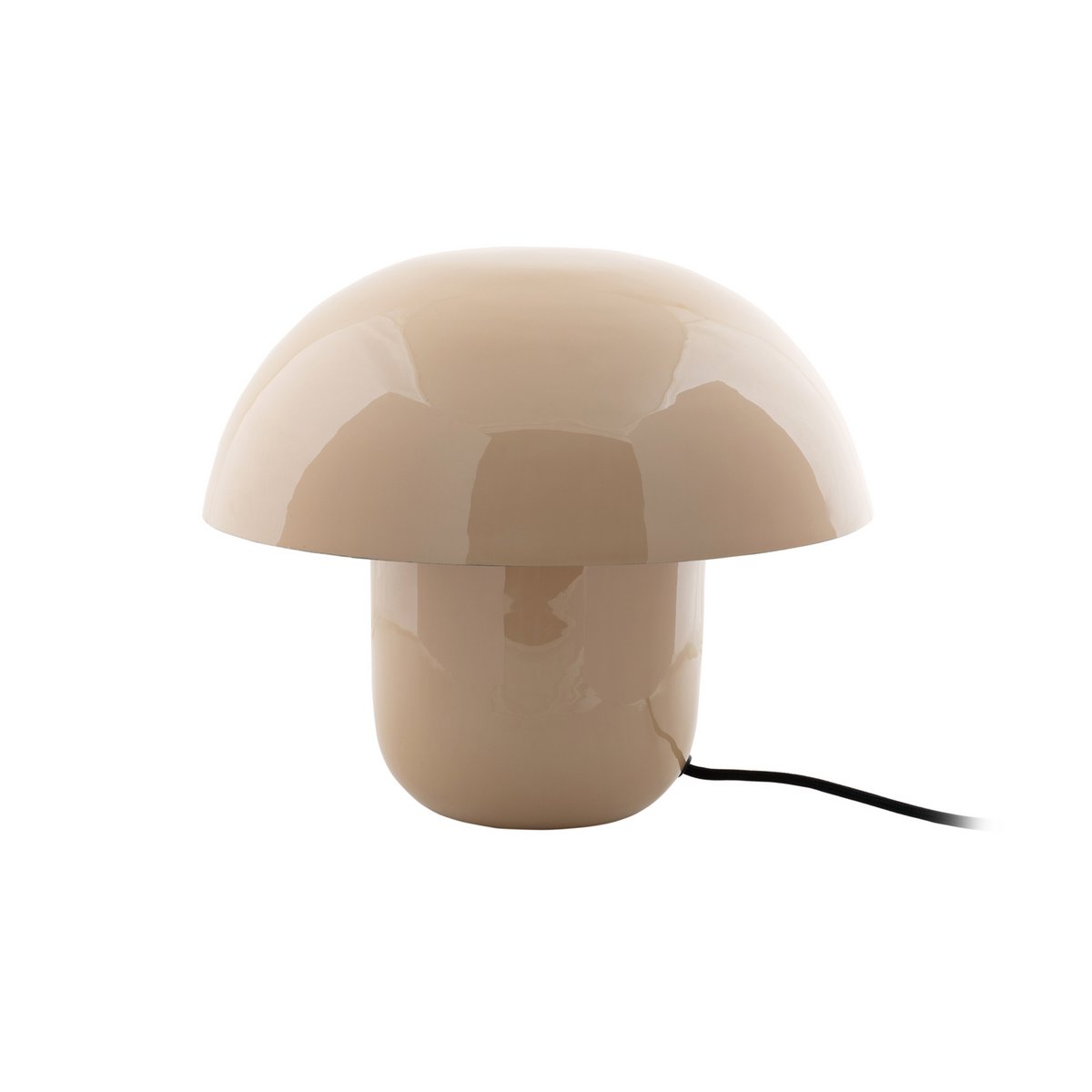 Tafellamp paddenstoel 29 cm ijzer glanzend