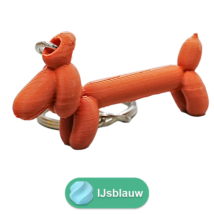 Sleutelhanger Wiener Ballon Hond