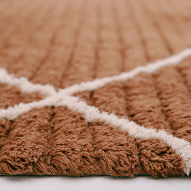 LÄSSA TOFFEE S washable cotton children's rug