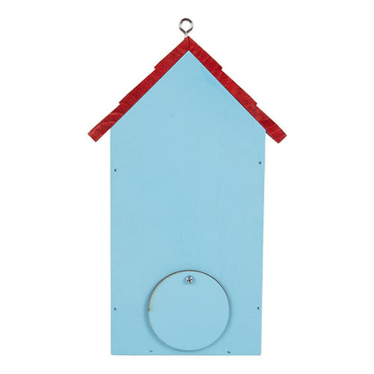 Birdhouse 15x10x22 cm Blue Wood