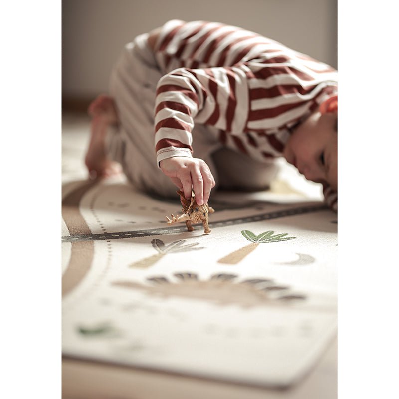 Speelmat kinderen 123x180 cm polyester dino