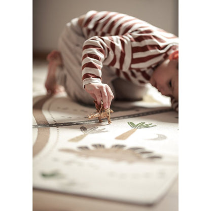 Speelmat kinderen 123x180 cm polyester dino